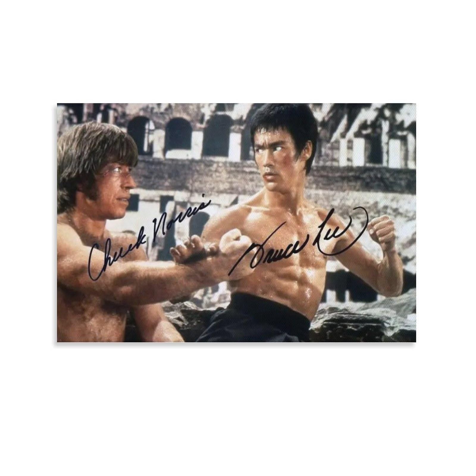 Amazon.co.jp: 1972年の映画「ドラゴンの道」で、ブルース・リーと 