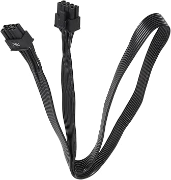 PSU 8 Pin to 6+2 Pin PCIE Power Cable Compatible with Corsair Modular AX1600i/ AXi/HXi/RMi/RMX/RM/SF PCI Express Power Adapter Cable