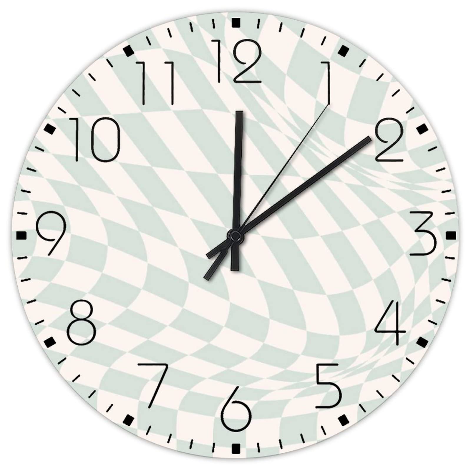 Horloges murales en bois de 38 cm pour chambre au style cosy