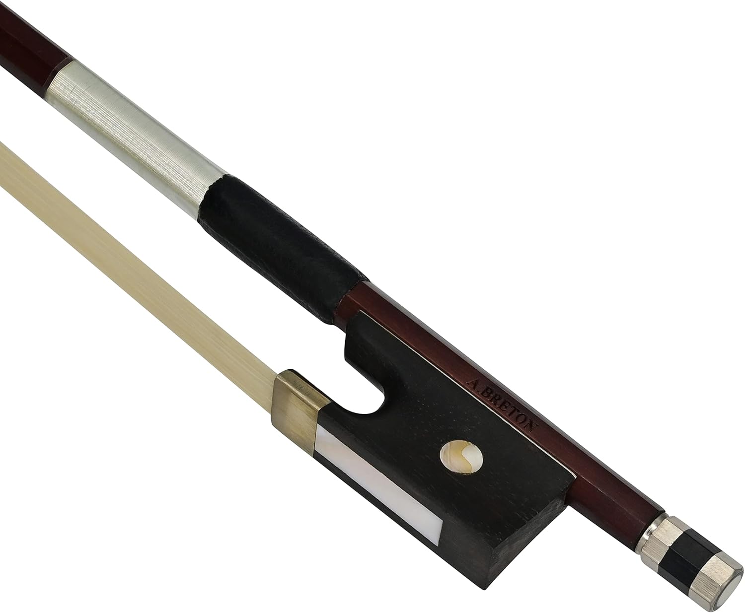 Anton Breton AB-113 Brazilwood Student Violin Bow - 3/4 Size