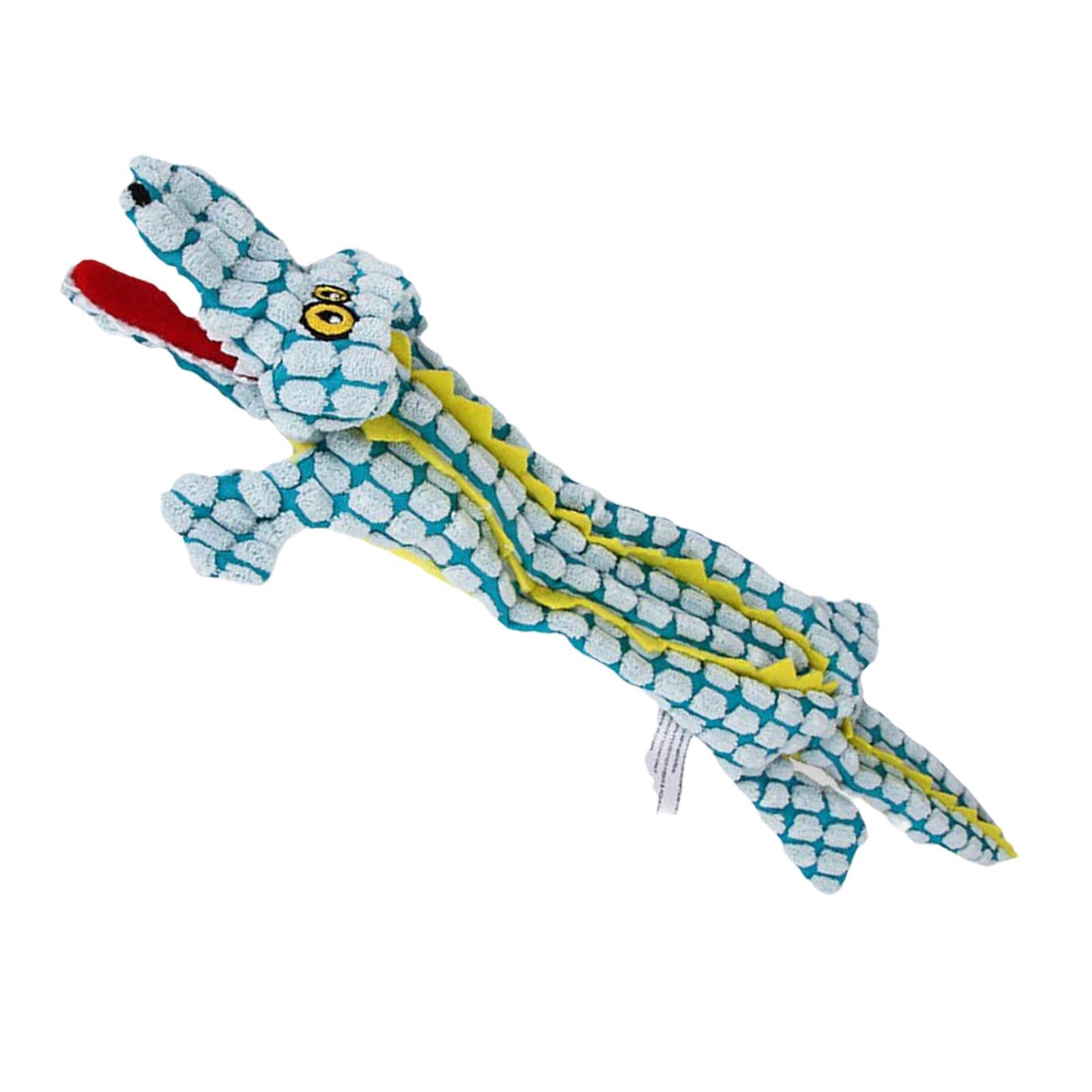 Giocattolo Cigolante Per Cani A Forma Di Coccodrillo | Peluche Per Masticare E Allenare I Denti