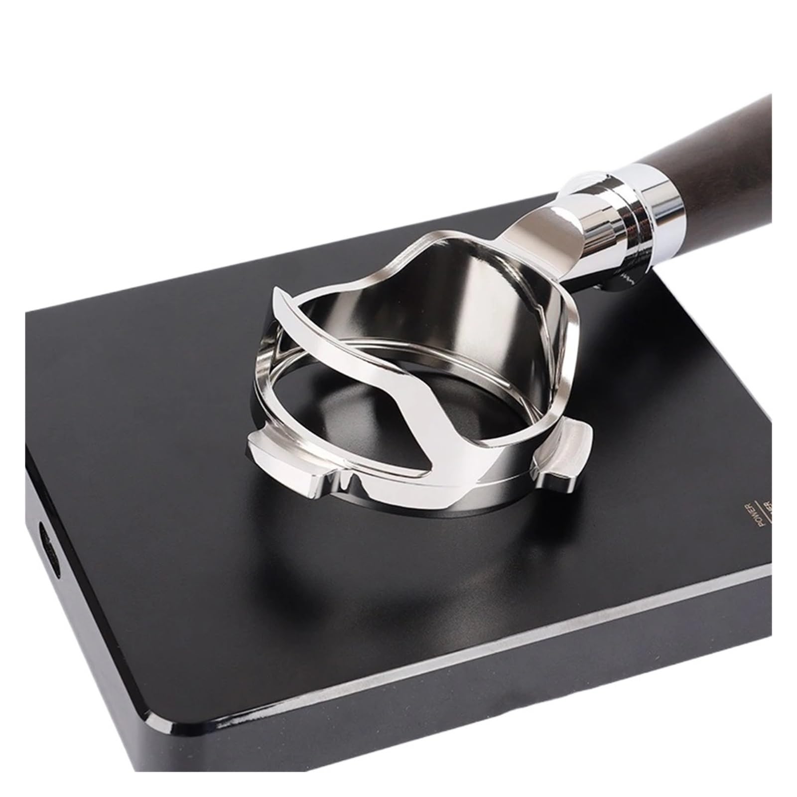 Filtro de café de acero inoxidable de 54 mm para portafiltro Breville 878/870/880 sin fondo, mango de extracción mejorado y accesorio de repuesto compatible