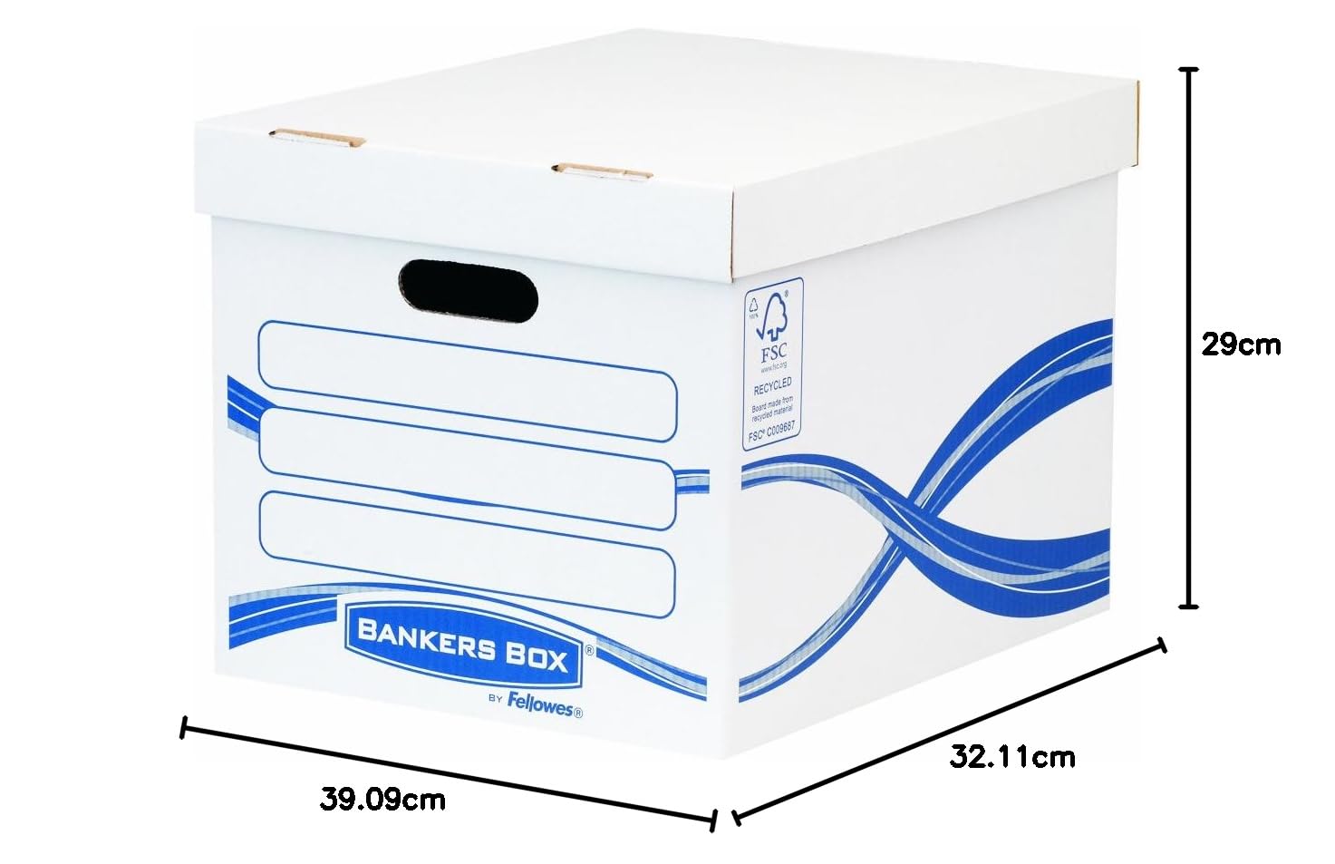 Bankers Box 6204701 Scatola Archivio Standard Basic, FSC, Confezione da 10 Pezzi