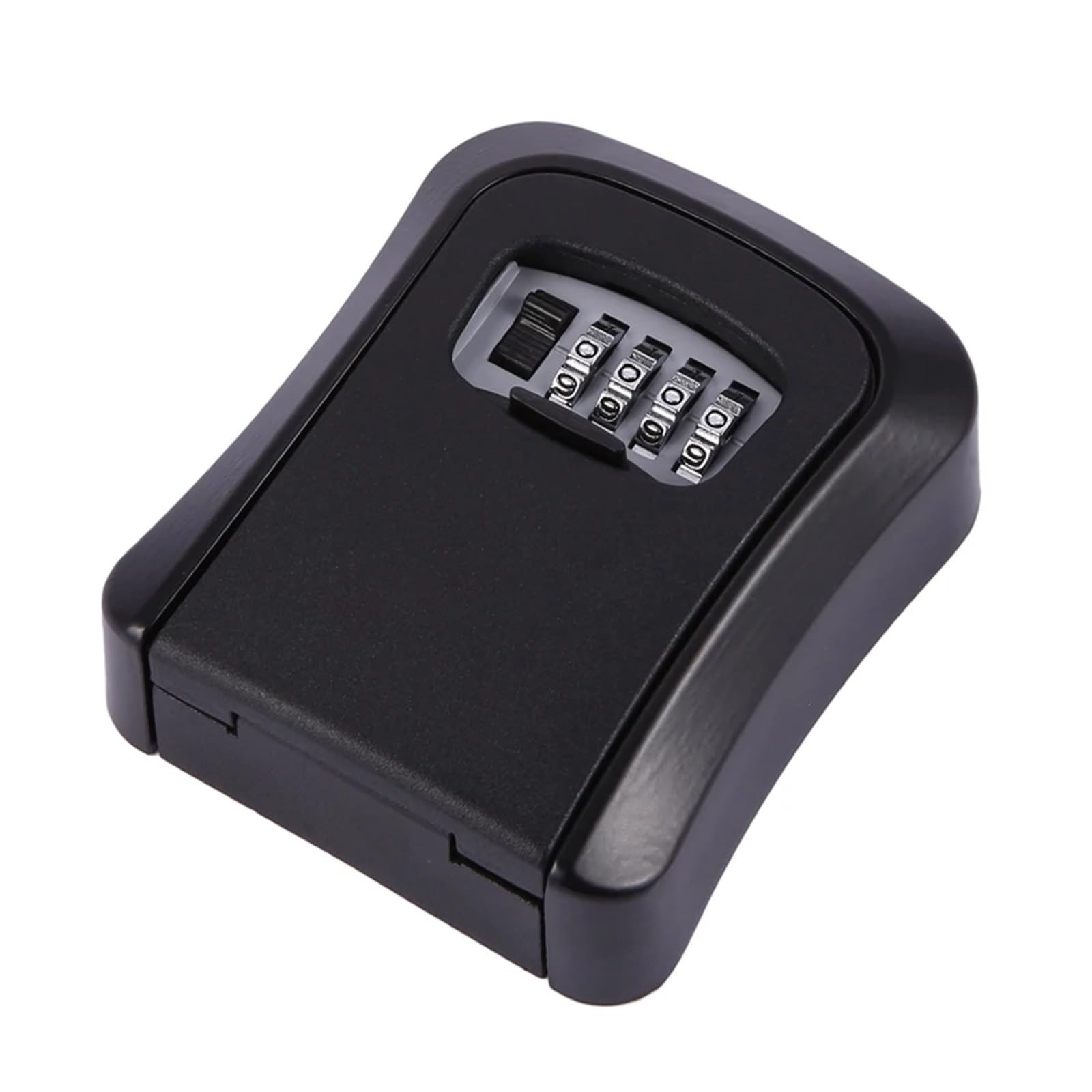 Cassetta Chiavi con Codice 3X Black Password Key Lock Box Wall Mounted Zinc Alloy Weatherproof 4 Digit Combination Storage