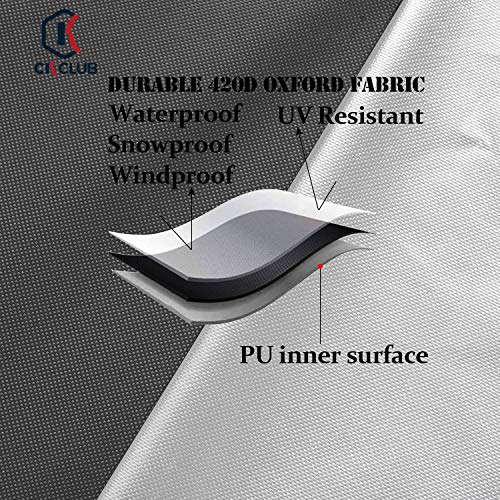 Patio Furniture Sectional Set Covers Large Water Resistant Outdoor Furniture Set Covers Loveseat Covers Heavy Duty 110 Inch L X 85 Inch W X 28 Inch H #TOP6