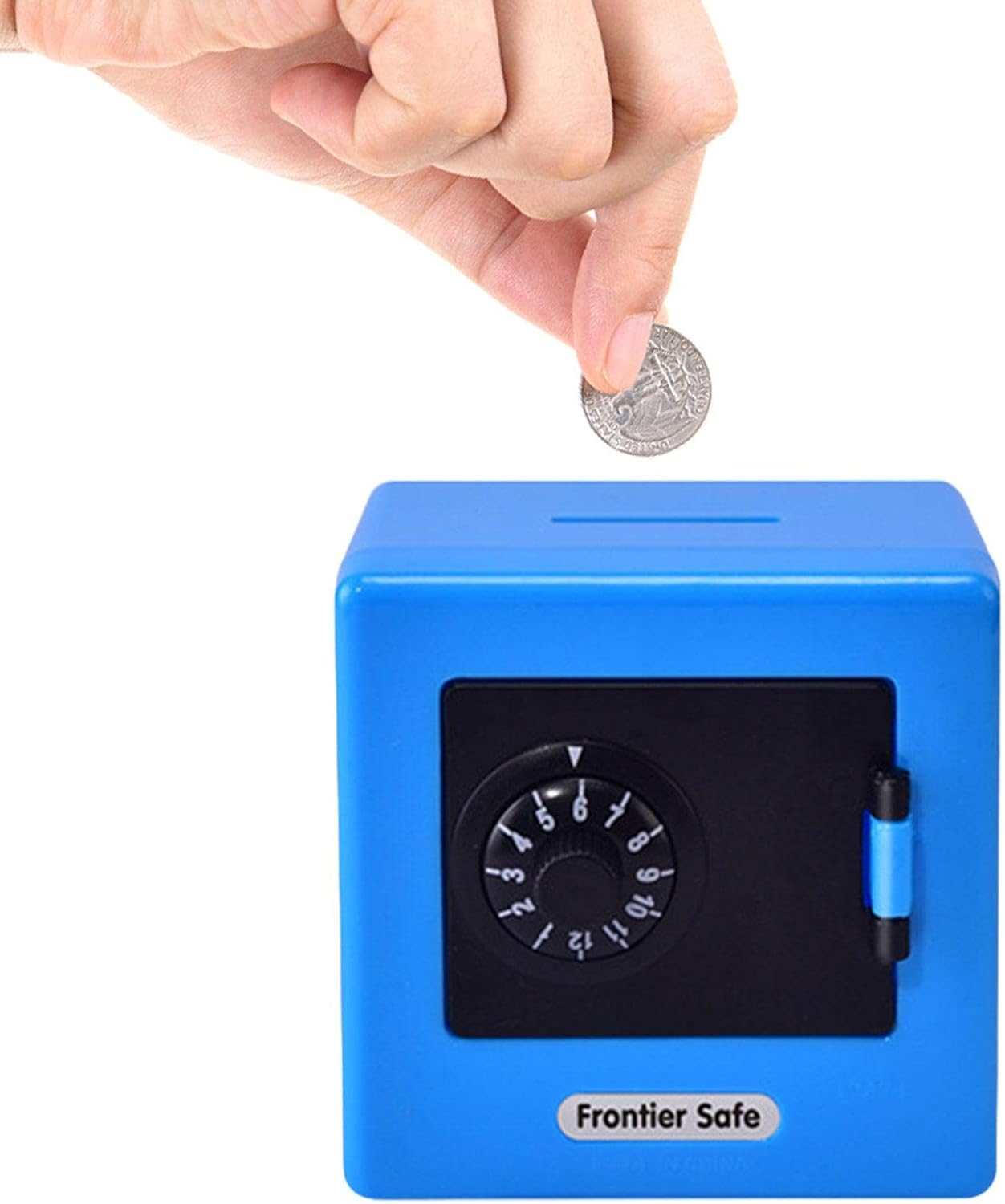 Basii Tirelire pour garçons CoffreFort incassable avec Verrouillage par Passe Coin Money