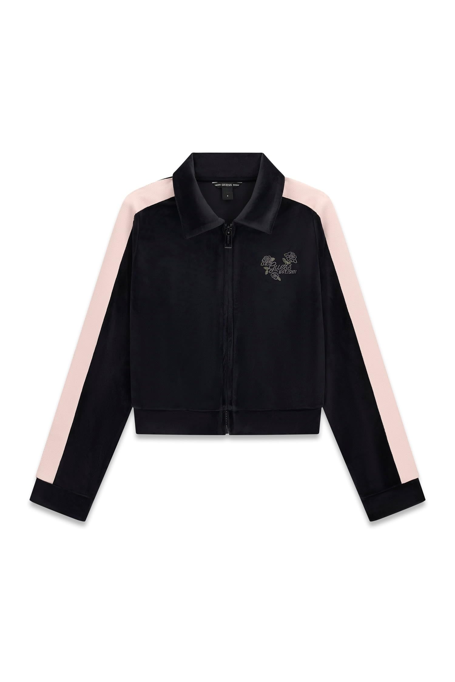 Guess J6bq10k6097 Chenille Active Top W/Zip Bambine e Ragazze (Pacco da 1)