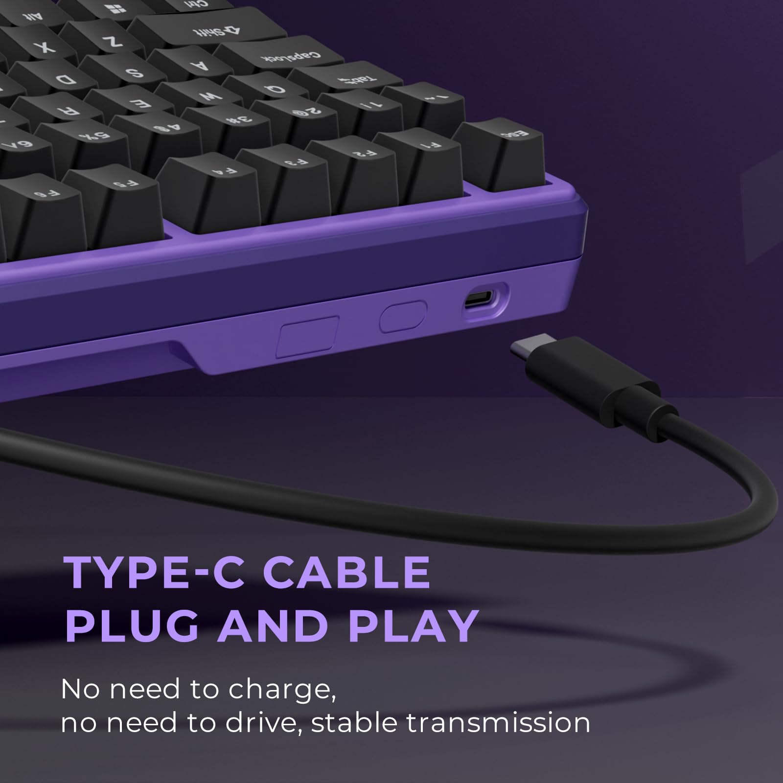 Amazon.com: RK ROYAL KLUDGE X87 Mechanical Keyboard, 75% Wired