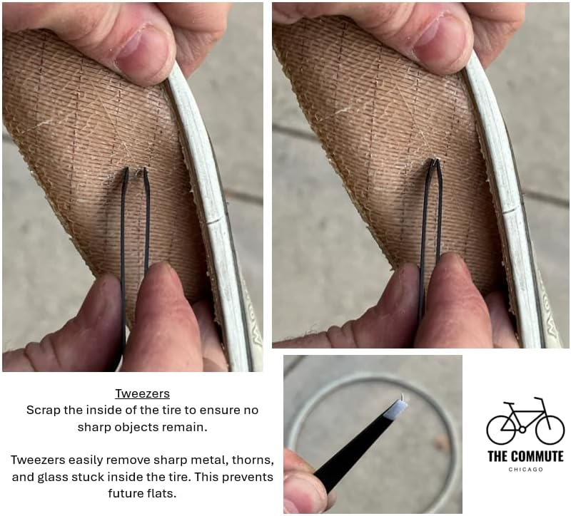 Miniatura 7 de Cyclist Safety Kit with Reflective Vest, Waist Pack, Safety Glasses, Tire Repair Tools, 9-Piece Set for Night Riding, Bike Commuting