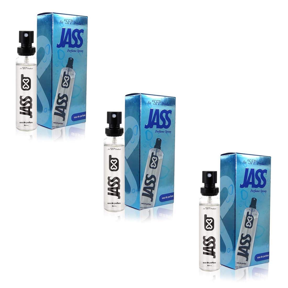 JASS Perfume Spray 8 Ml E -Pack Of 3, Wood, Unisex-picture-57