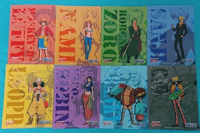 Amazon グリココラボ One Piece ワンピース ミニクリアファイル ルフィ ナミ ゾロ サンジ ウソップ ロビン フランキー ブルック 8枚 アイドル 芸能人グッズ 通販 Amazon グリココラボ One Piece ワンピース ミニクリアファイル ルフィ ナミ ゾロ サンジ ウソップ ロビン フランキー ブルック 8枚 アイドル 芸能人グッズ 通販