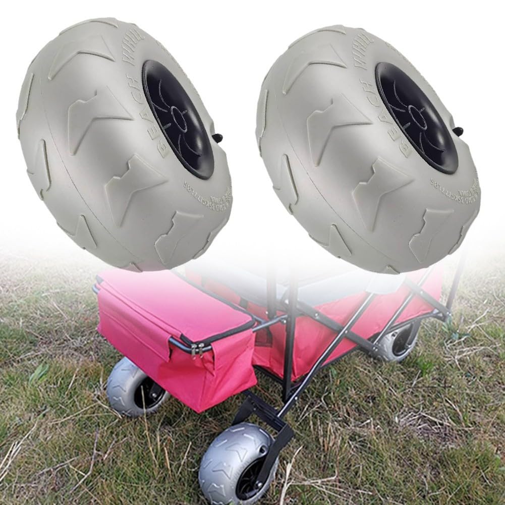 Wielofunkcyjne kółka do balonów na kółkach plażowych, 2 szt., idealne na obozy kajakowe, 205 x 115 mm, materiał PCW