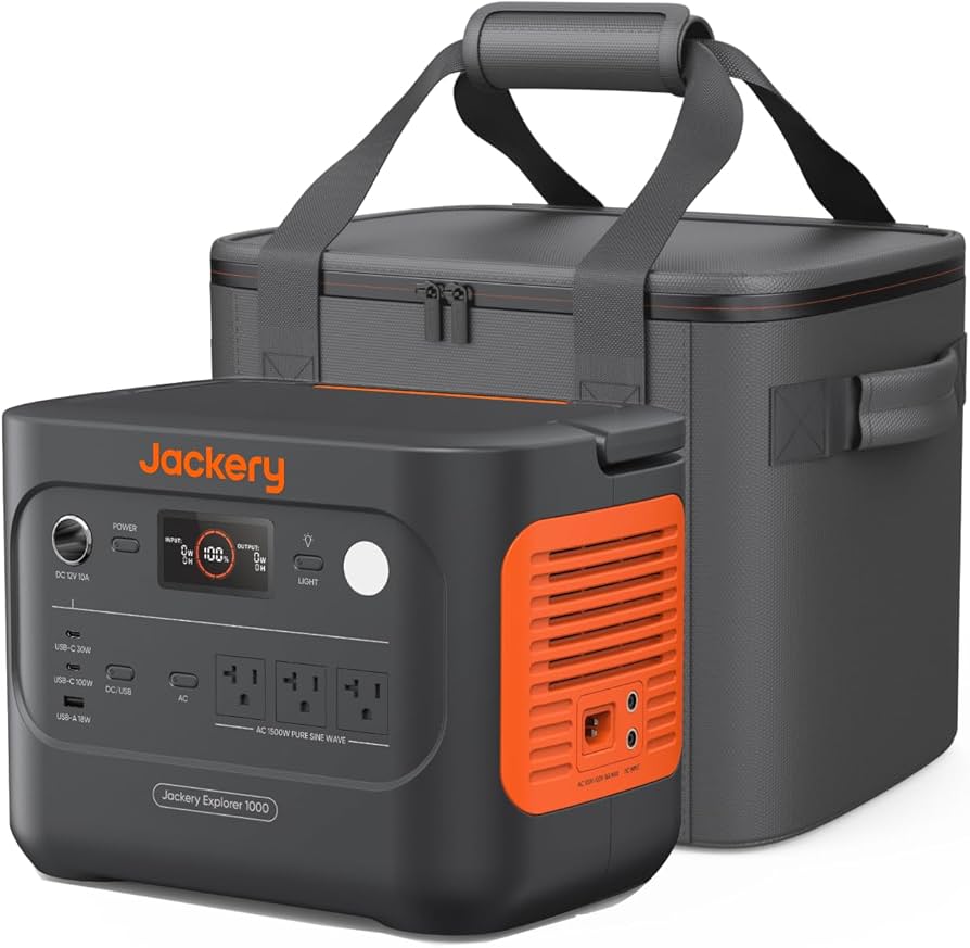 Amazon.co.jp: Jackery ポータブル電源 1000 New 収納バッグ付き 2点