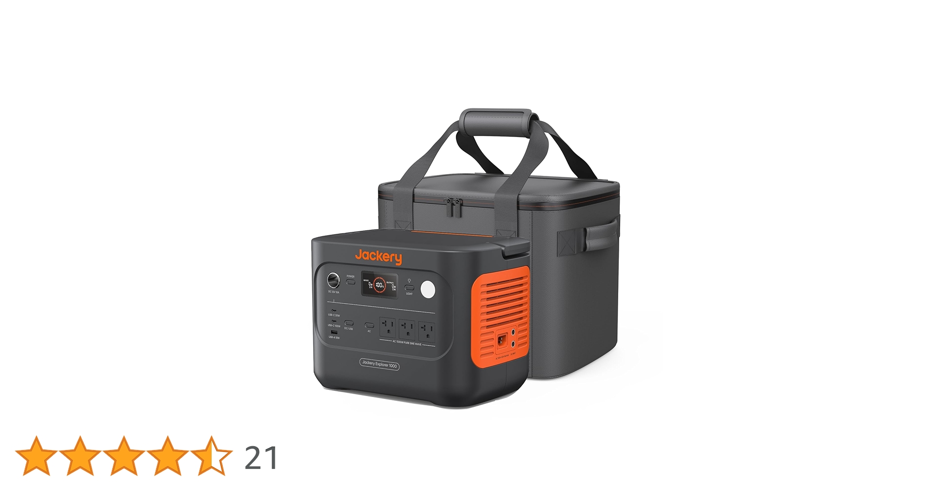 Amazon.co.jp: Jackery ポータブル電源 1000 New 収納バッグ付き