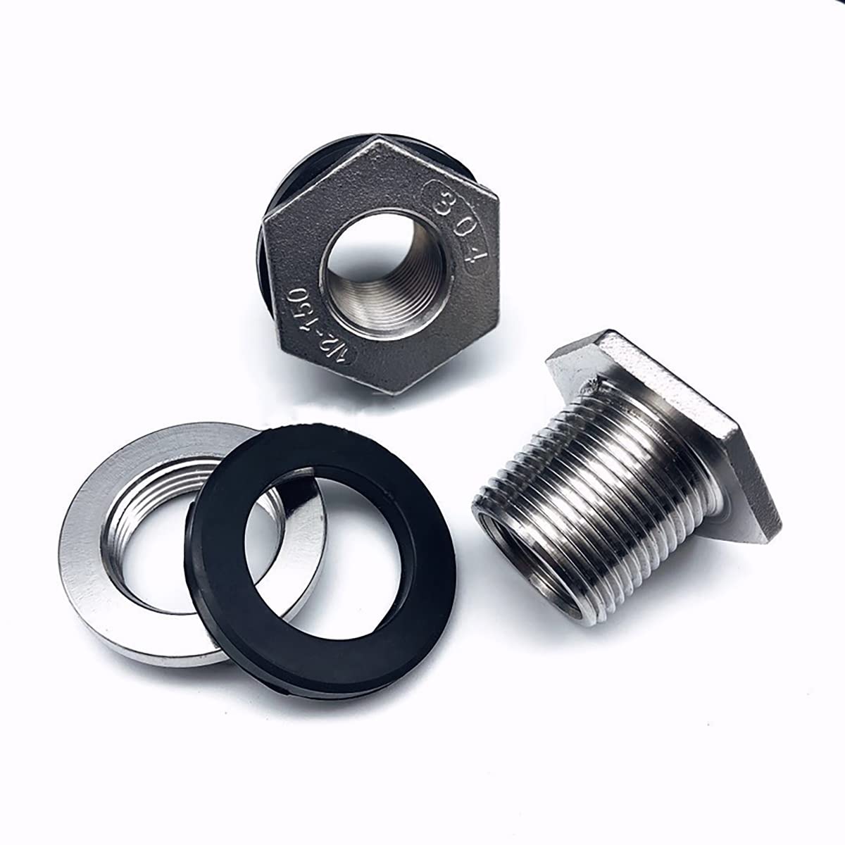 TUBO TUBOLARE IN acciaio inox raccordo filettato esterno aria compressa