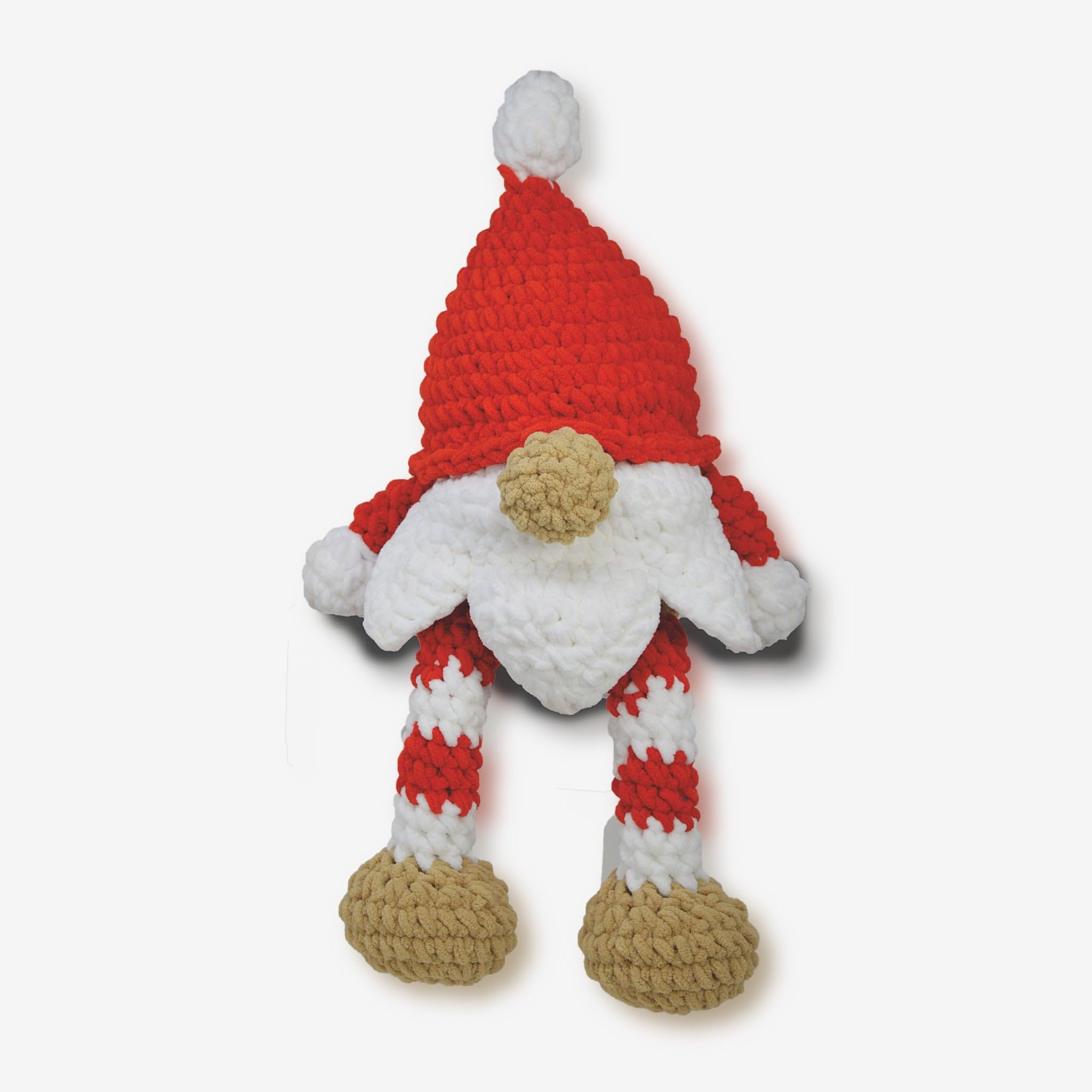 Knitty Critters - Jangle The Gnome | Christmas Amigurumi kit Super Soft Yarn Crochet kit