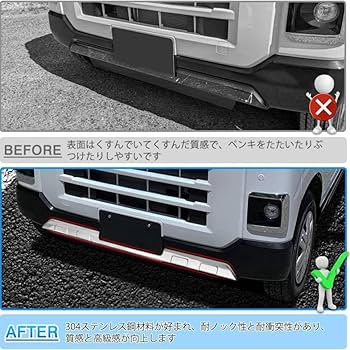 アトレーS700Vフロントバンパー下部部分　フロントガーニッシュ付き美品✨ アトレーS700Vフロントバンパー下部部分 フロントガーニッシュ
