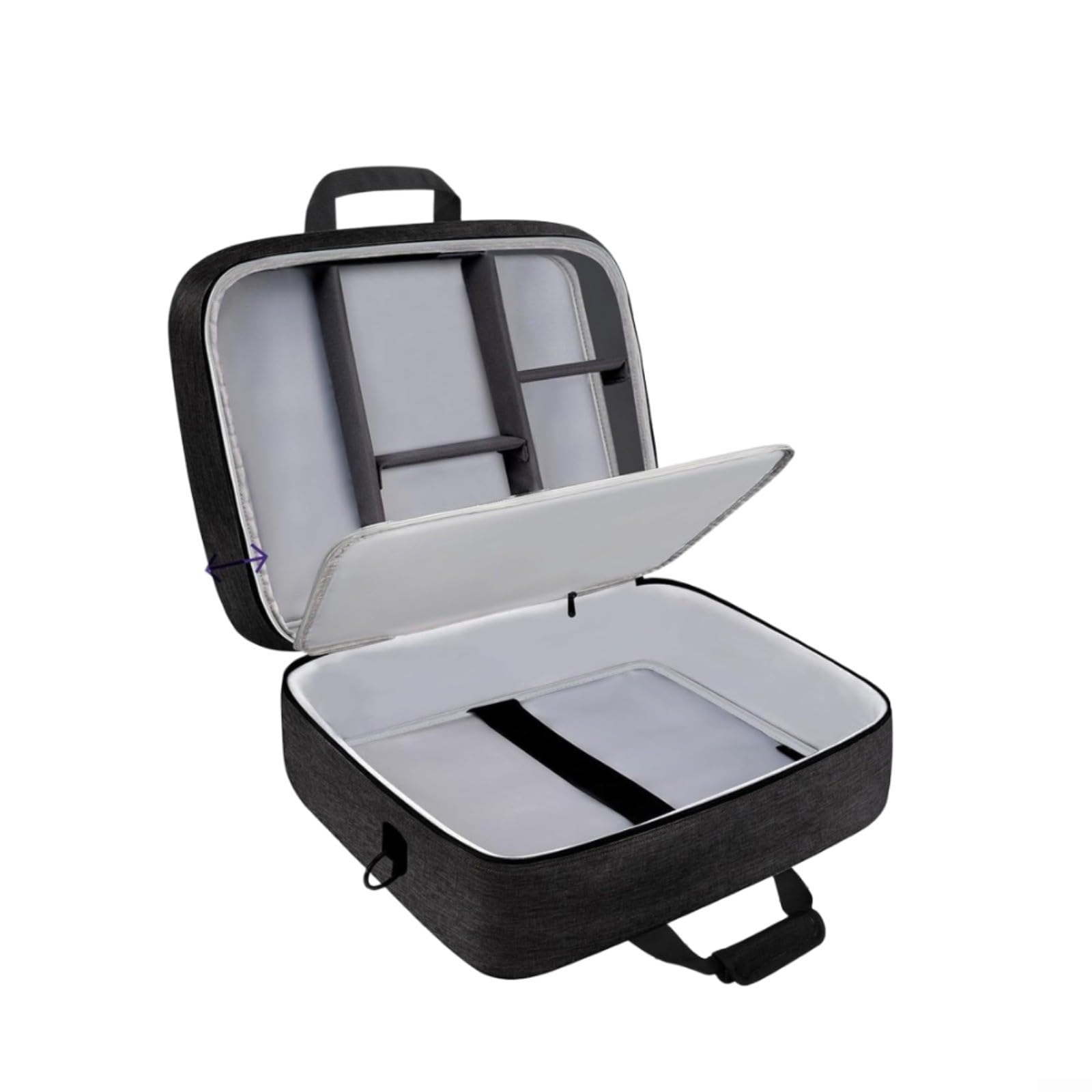 Bolsa de almacenamiento para mezclador de audio RODECaster Pro 2 TC Helicon GOXLR DJ caja de equipo con particiones extraíbles tela para arañazos negro