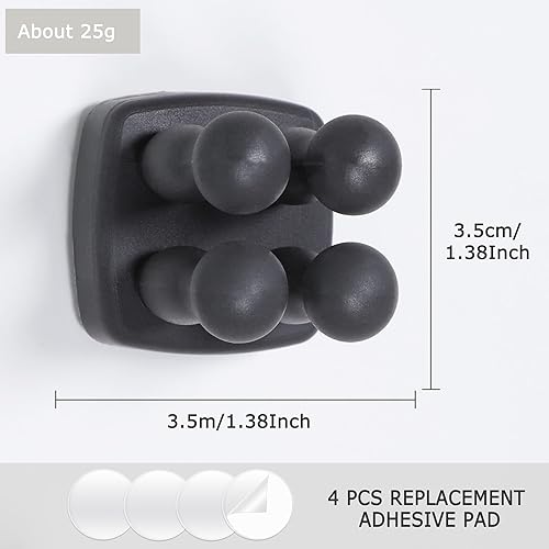 Miniatura 4 de Soporte de silicona para cepillos de dientes, gancho multifunción, impermeable, autoadhesivo, para cepillo de dientes, soporte para enchufe de pared