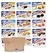 Snack Cake and Cupcake Lovers Variety Pack | 6 Different Flavors | 54 Cakes Total (Chocolate Cupcakes & Zingers, Ding Dongs, Orange & Birthday Cupcakes and Vanilla Twinkies)