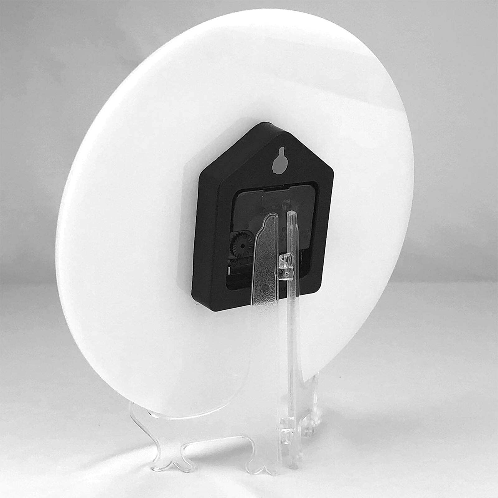 Reloj con número de música de Flauta Moderno silencioso DIY Grande sin Marco Ideal para Cualquier habitación en el hogar, Comedor, Cocina, Oficina, Escuela