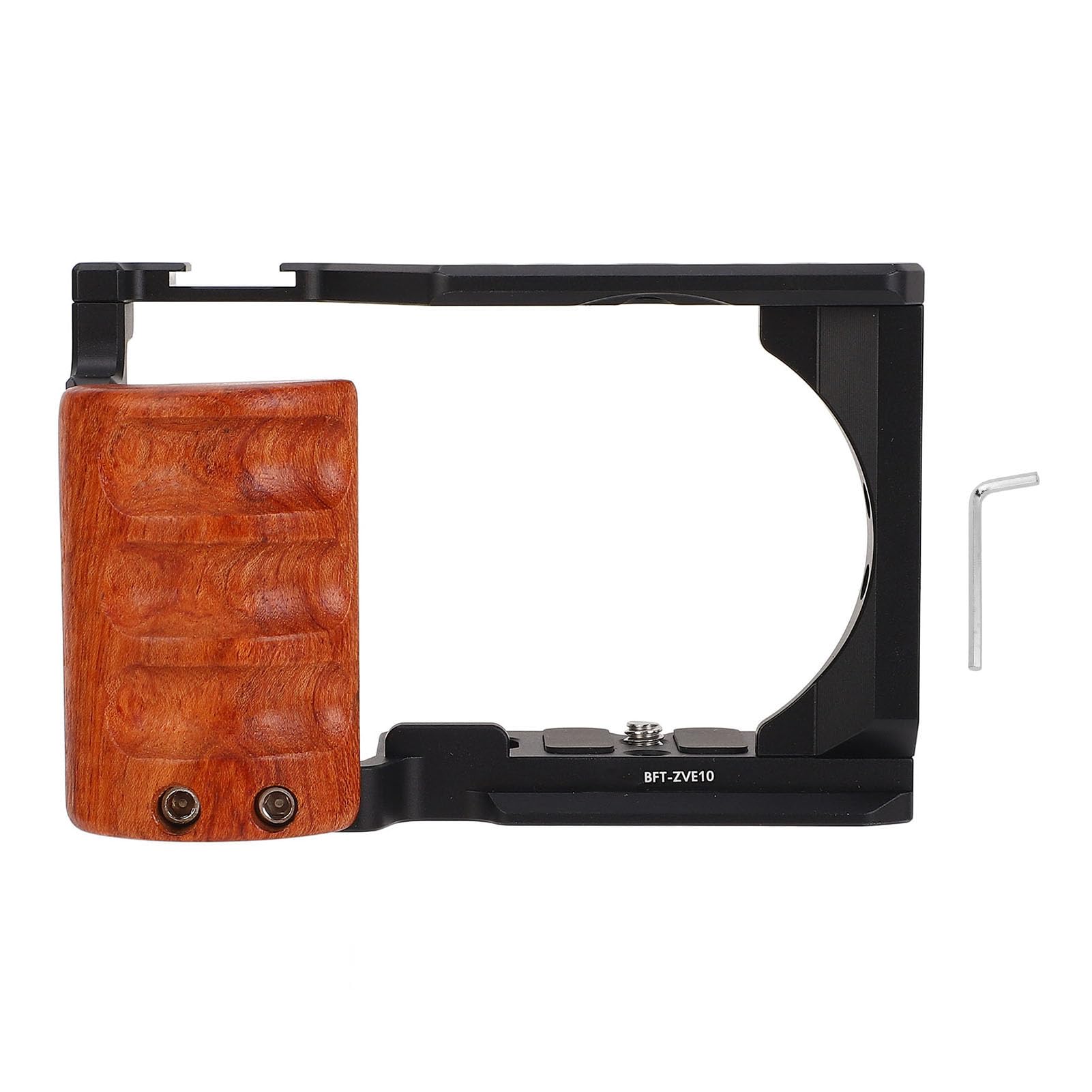 Gabbia per Fotocamera, Base Antiscivolo in Alluminio di Grado Aerospaziale Stile Arca Rig per Gabbia per Fotocamera, Lega di Alluminio con Ritagli Accurati per ZV E10