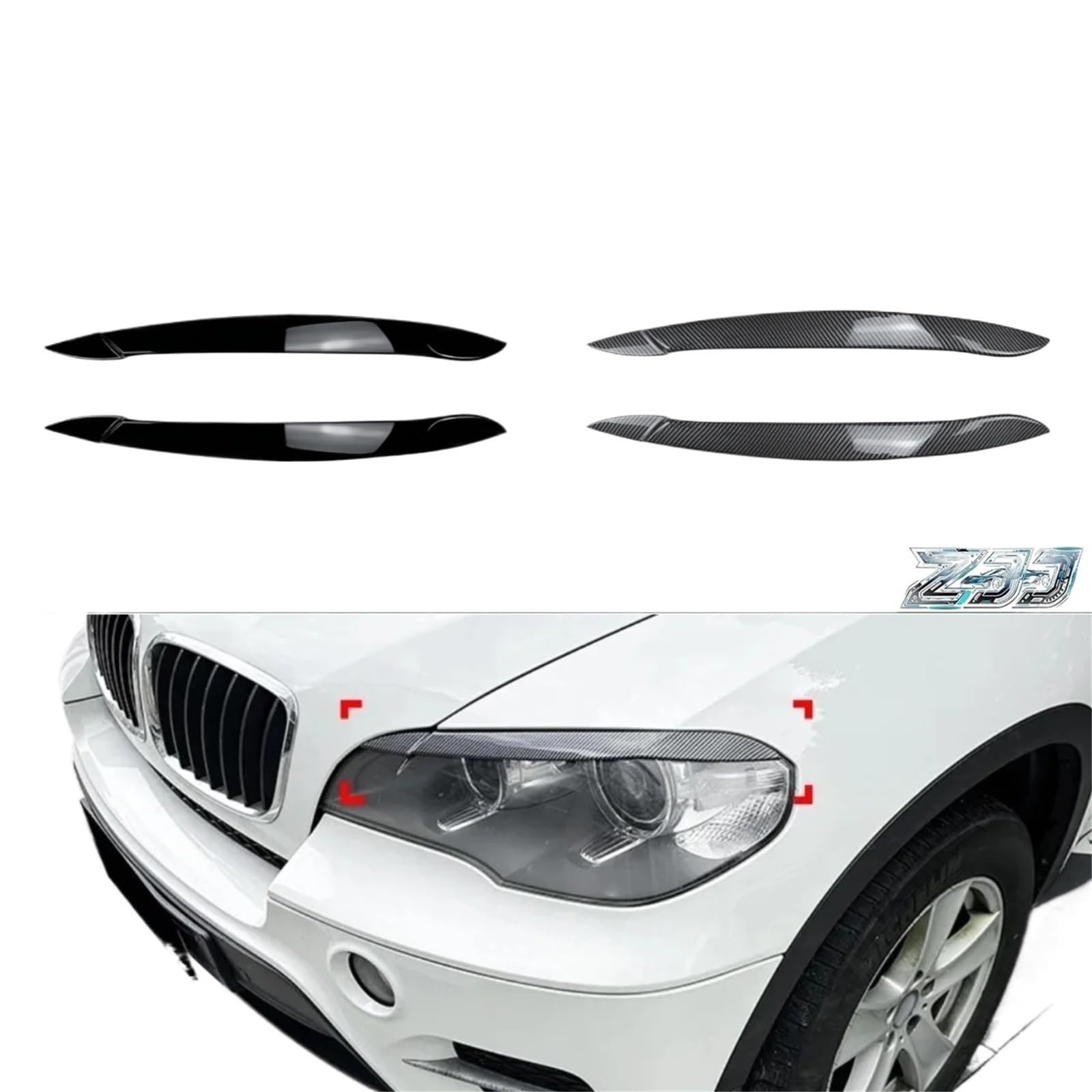 Reflektor powieka osłona Do Bmw X5 E70