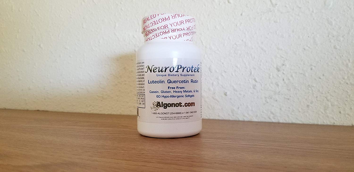 NeuroProtek 4 Bottle Reduced Price Bundle, Combination of Luteolin, Quercetin & Rutin in Olive Pomac