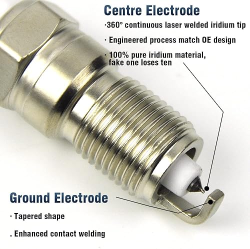 Miniatura 5 de 8 bujías de iridio real 41-962 upgrad 19299585 para Chevrolet Chevy, GMC, Cadillac, Buick, Hummer, Pontiac, Silverado Suburban Avalanche GMC Yukon