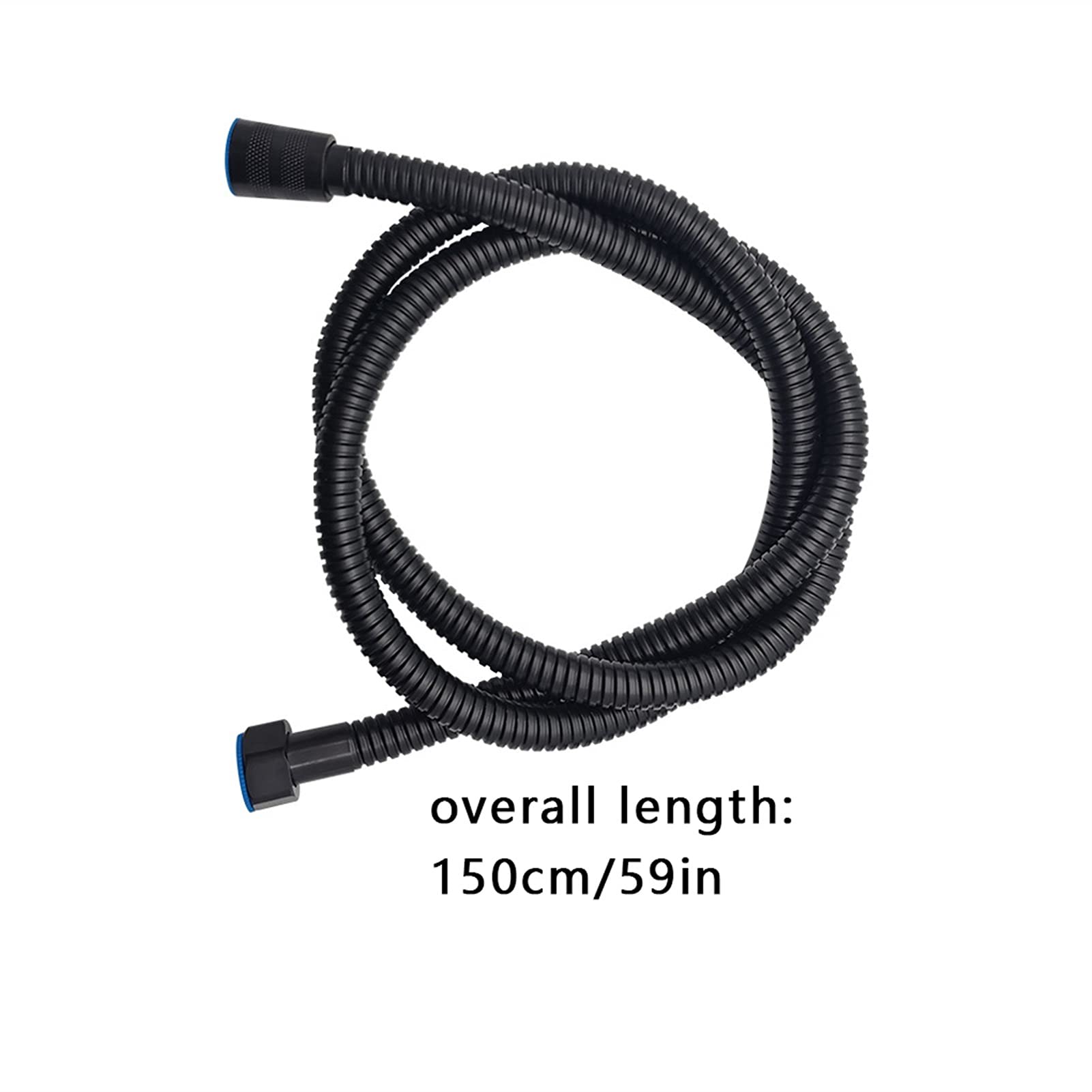 Tubo in acciaio inox Premium, Tubo Flessibile Doccia 1.4M Nero Acciaio Inox Soffione Flessibile Bagno Doccia Flessibile Doccia Palmare Raccordi for Tubi Acqua Sostituzione Tubo Acqua Dolce G1/2