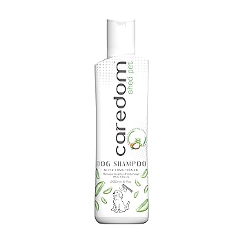 Caredom Herbal Pet Shed Control Dog Shampoo - Release Loose Hair & Undercoat While It Cleans | Hair Fall Control | Strengthening Coat (200ml)