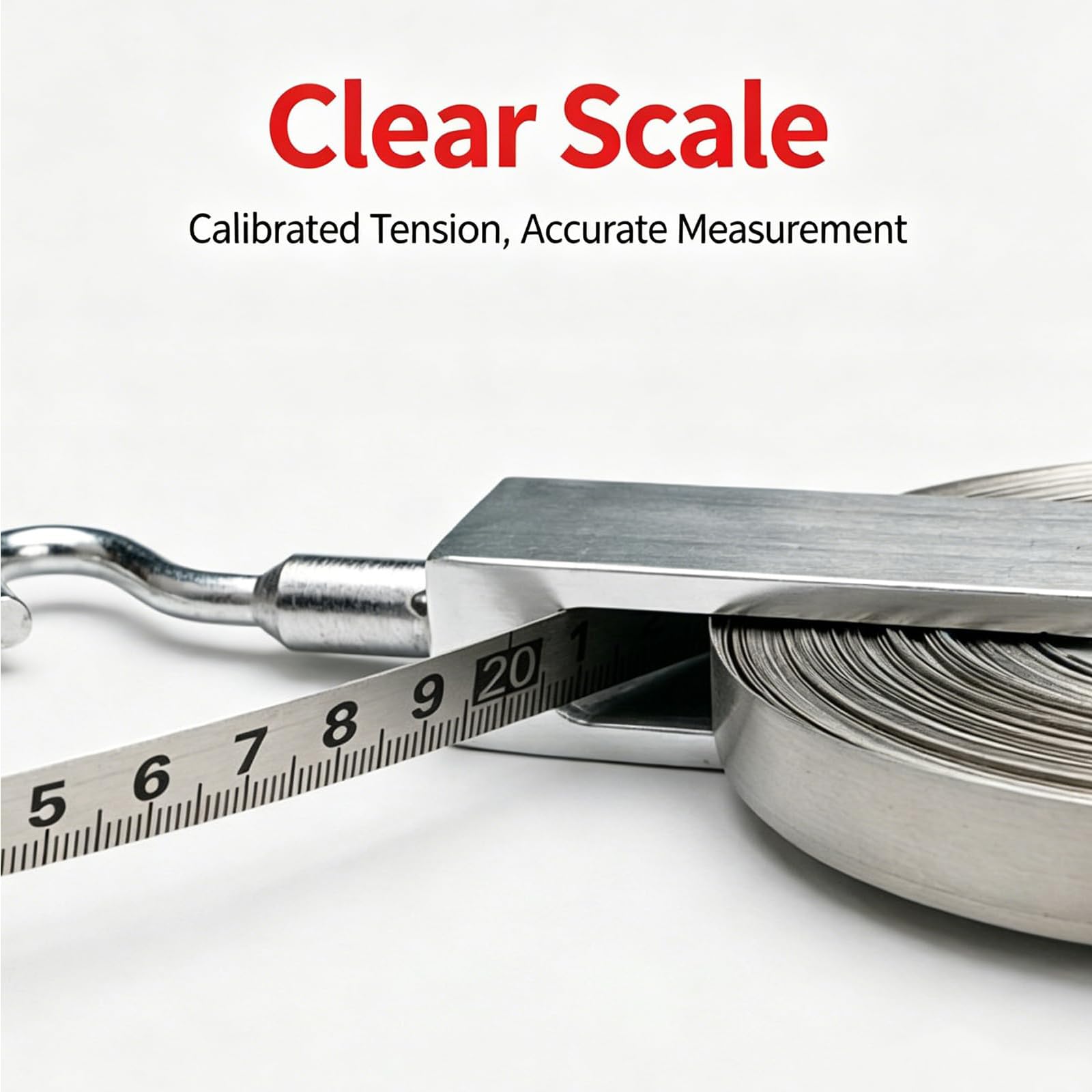 Extensómetro digital de cinta de acero inoxidable para monitoreo de deformación de minas, rango de medición de 0 a 30 m, resolución de 0,01 mm, construcción duradera