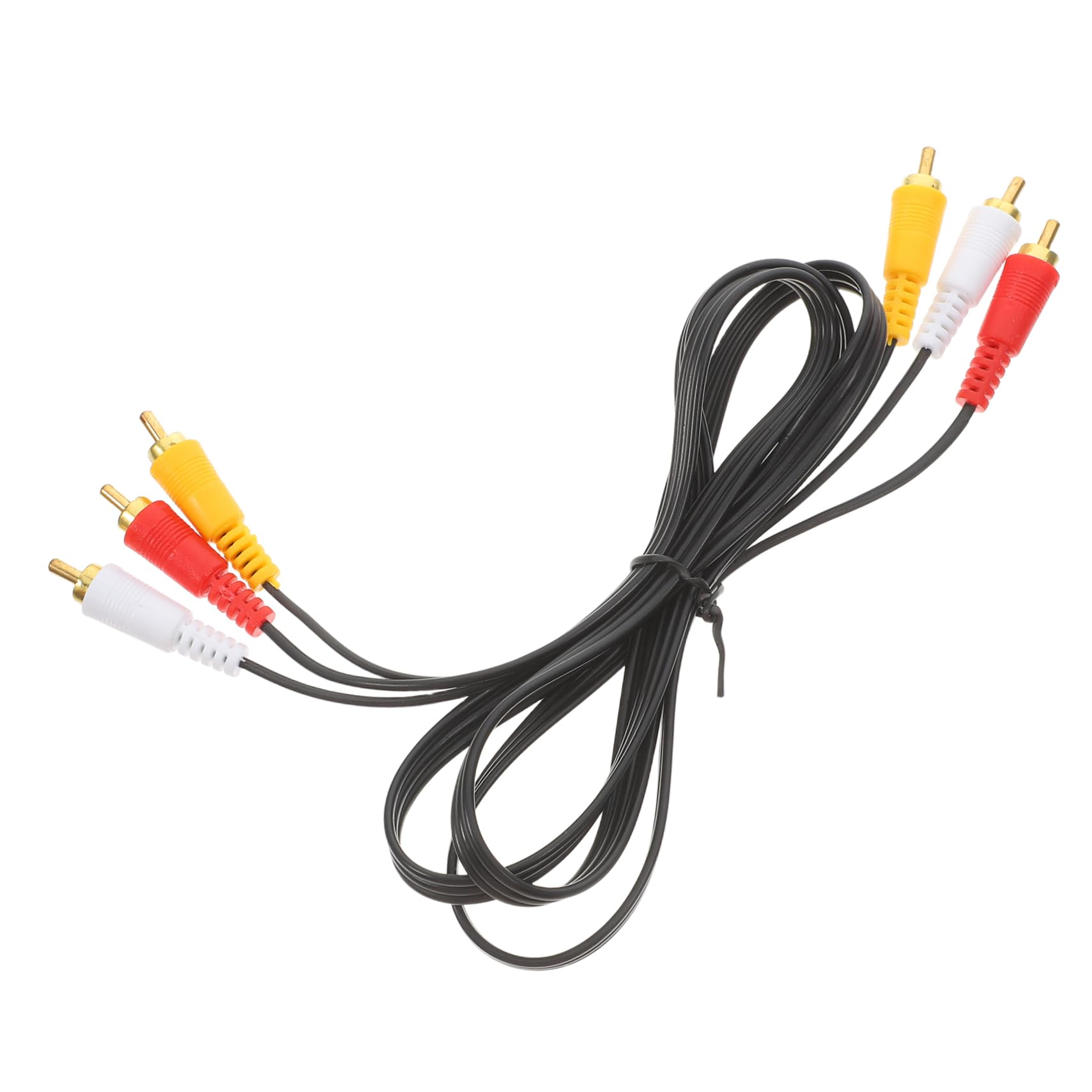 HOLIDYOYO 3Pair Audio Video Cable with Plated Connectors Lotus Head for DVD and Multimedia Devices Lossless Signal Transmission