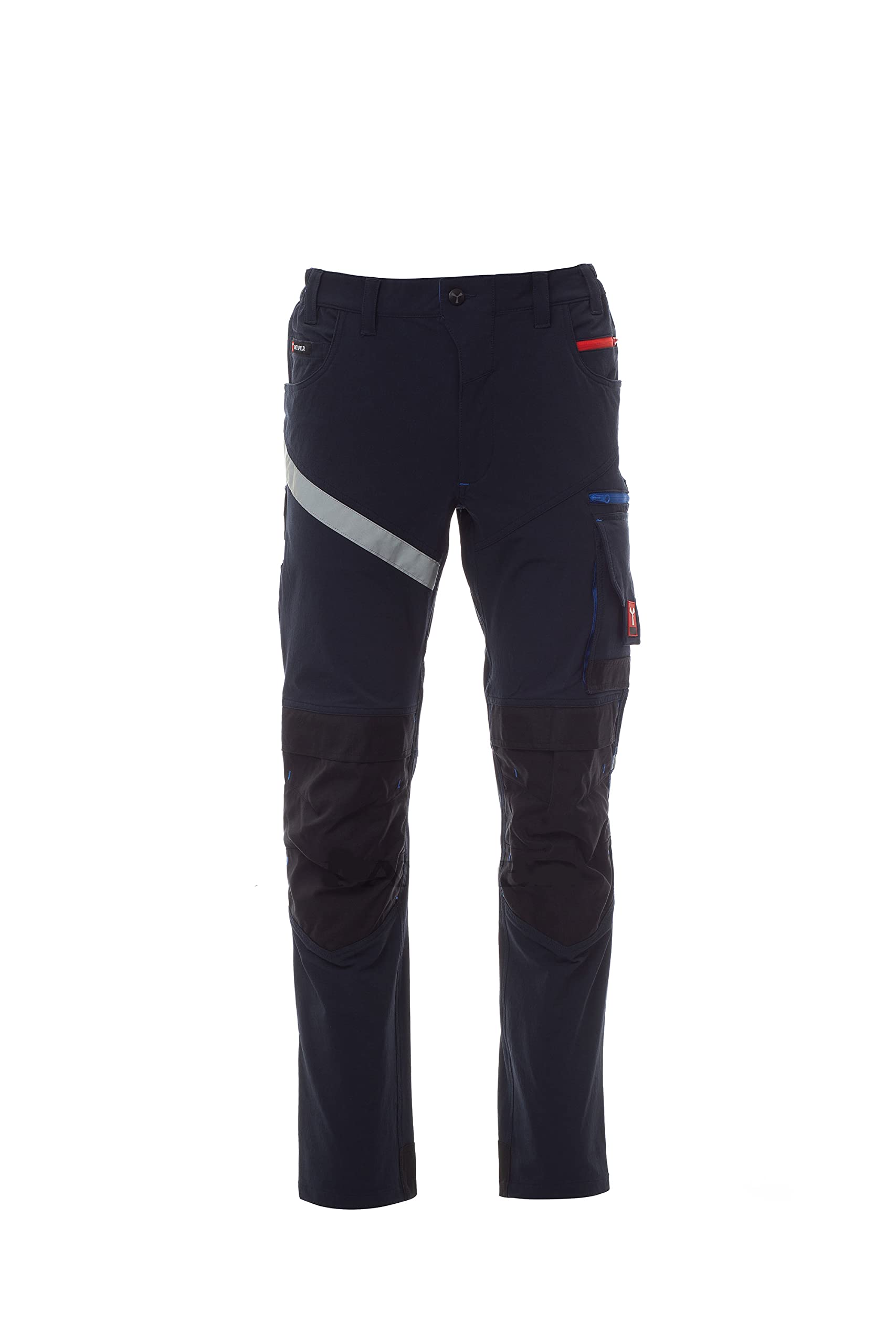 PAYPER NEXT4W 4-Way-Stretch Pantalone unisex, stretch, multistagione, con elastici laterali e passanti in vita, chiusura con zip
