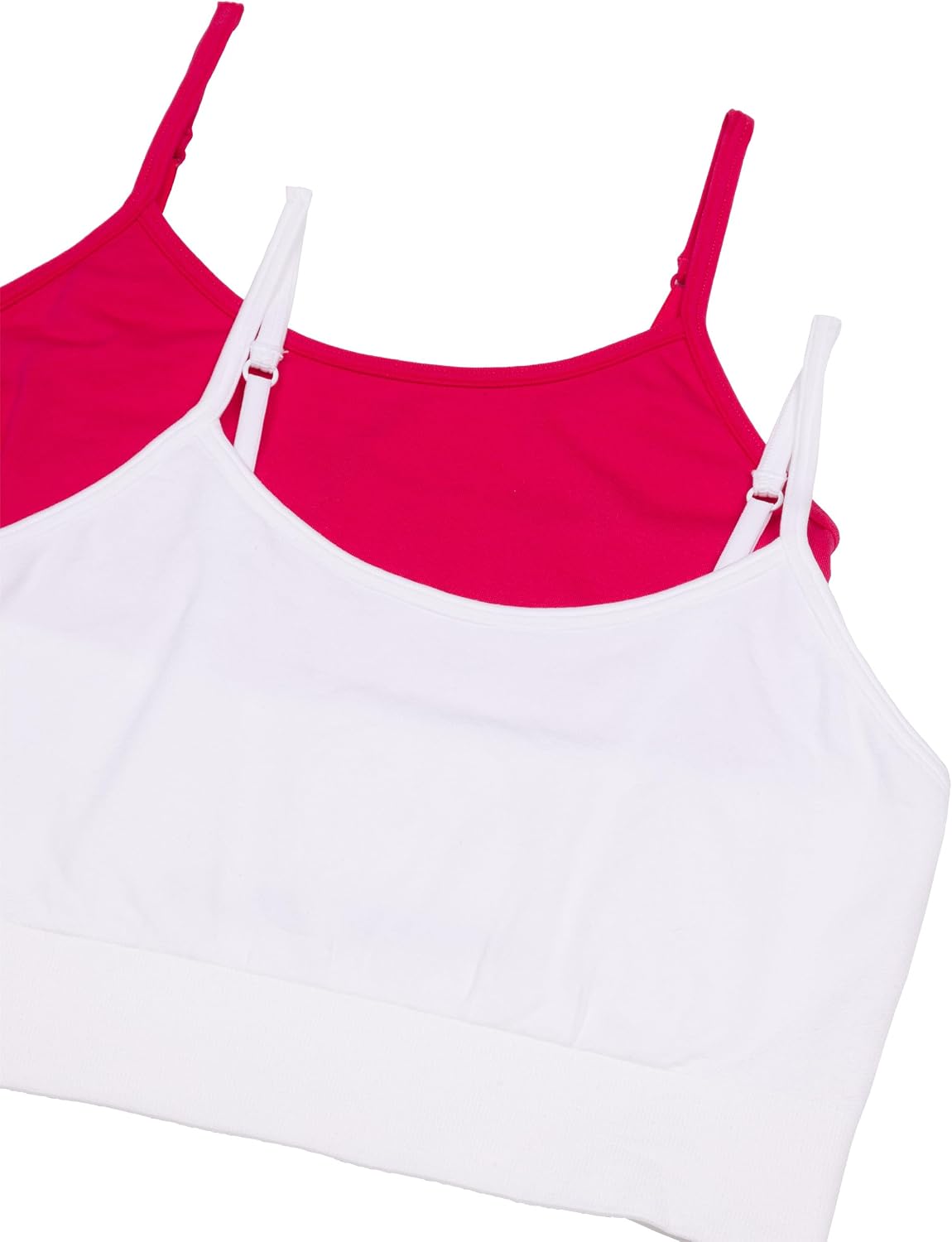 Maidenform Girls' Comfort Brami Bralette, 2 Pack