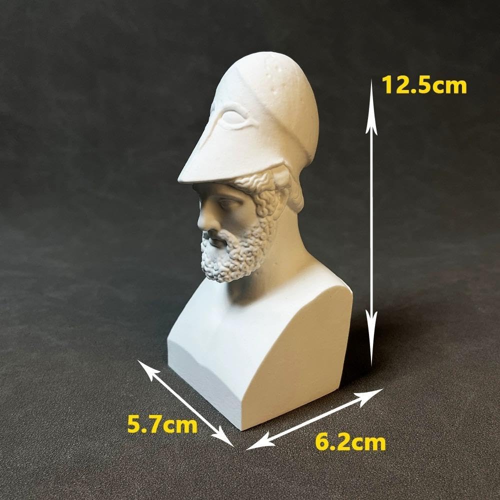 Amazon.co.jp: 彫刻 古代ギリシャ ペリクレス将軍 石膏像 装飾品 現代