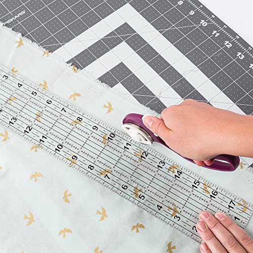 Fiskars 18" x 24" Folding Cutting Mat for Travel and Storage - Fabric and Sewing Craft Projects - Self-Healing Mat - Gray by Fiskars - Image 4