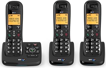 Bt Xd56 Trio Telefonos Inalambricos Con Contestador Automatico Y Bloqueador De Llamadas Molestas Amazon Es Electronica Bt Xd56 Trio Telefonos Inalambricos Con Contestador Automatico Y Bloqueador De Llamadas Molestas Amazon Es Electronica