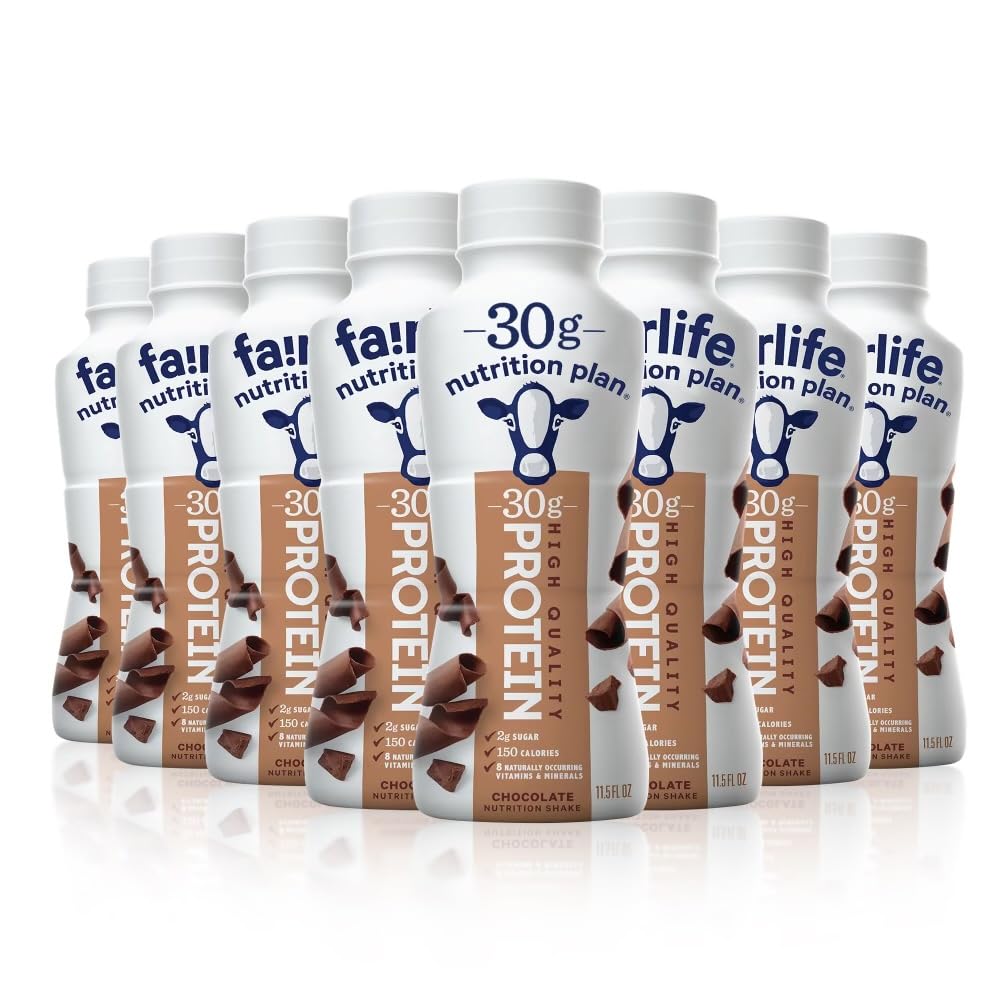 Nutrition Plan - Chocolate High Protein Shake - 30g protein (8 Pack)