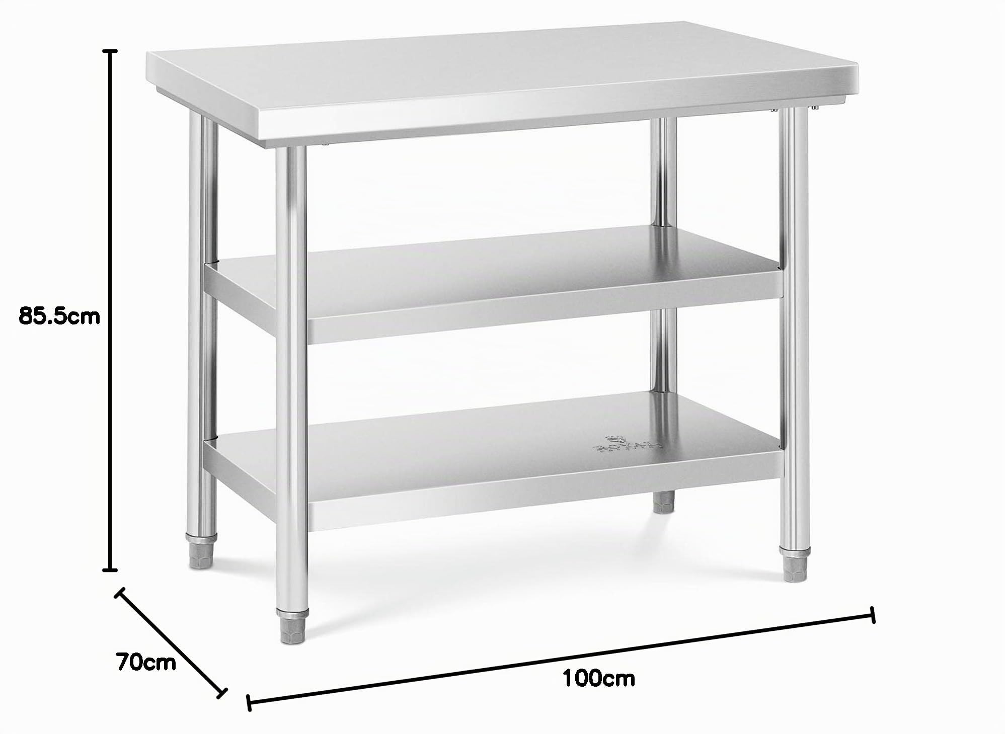 Edelstahltisch mit einer Arbeitsplattentiefe von 700mm Edelstahltisch mit einer Arbeitsplattentiefe von 700mm
