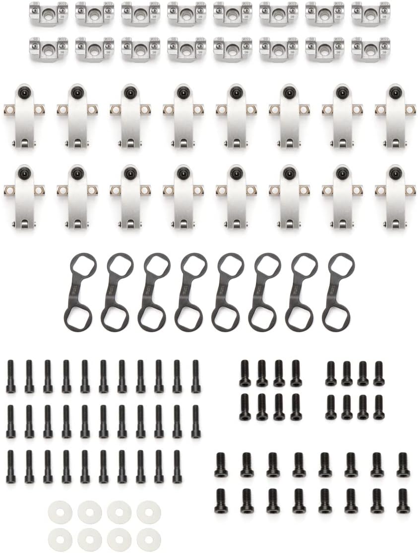 Jesel Rocker Arm, Sportsman, Shaft Mount, 1.70 Ratio, Full Roller, Aluminum, Natural, Brodix Heads