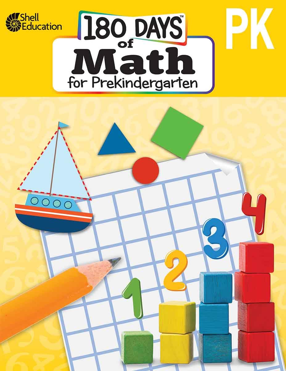 180 Days(tm): Mathematics for Pre-Kindergarten Practice Workbook for Classroom and Home, Cool and Fun Practice Created by Teachers