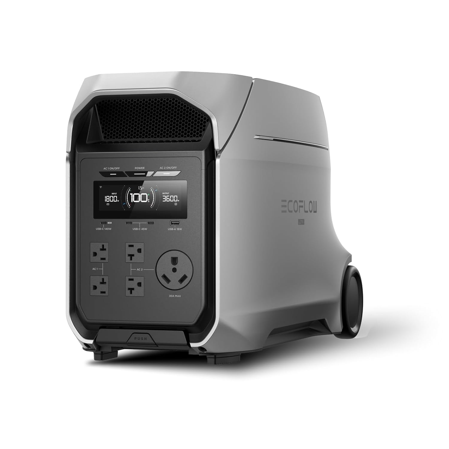 EF ECOFLOW DELTA 3 Ultra Plus Portable Power Station 3072Wh LiFePO4 Battery 3600W 7200W Surge Output Expandable to