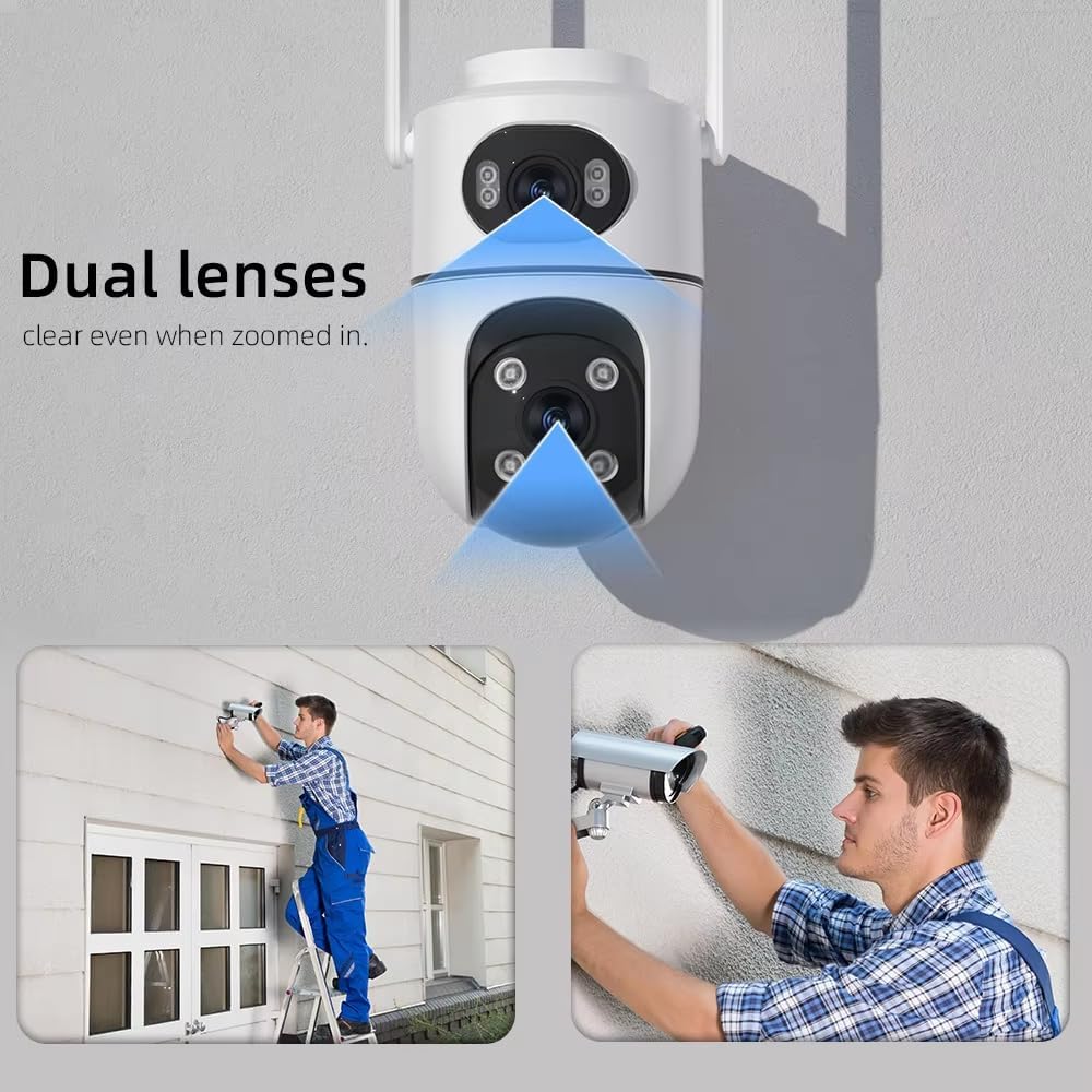 Maizic Smarthome 3MP WiFi Indoor CCTV Security Camera | 360° Pan & Tilt | Color Night Vision | Motion Detection | Two-Way Audio | Smart Home Camera 1