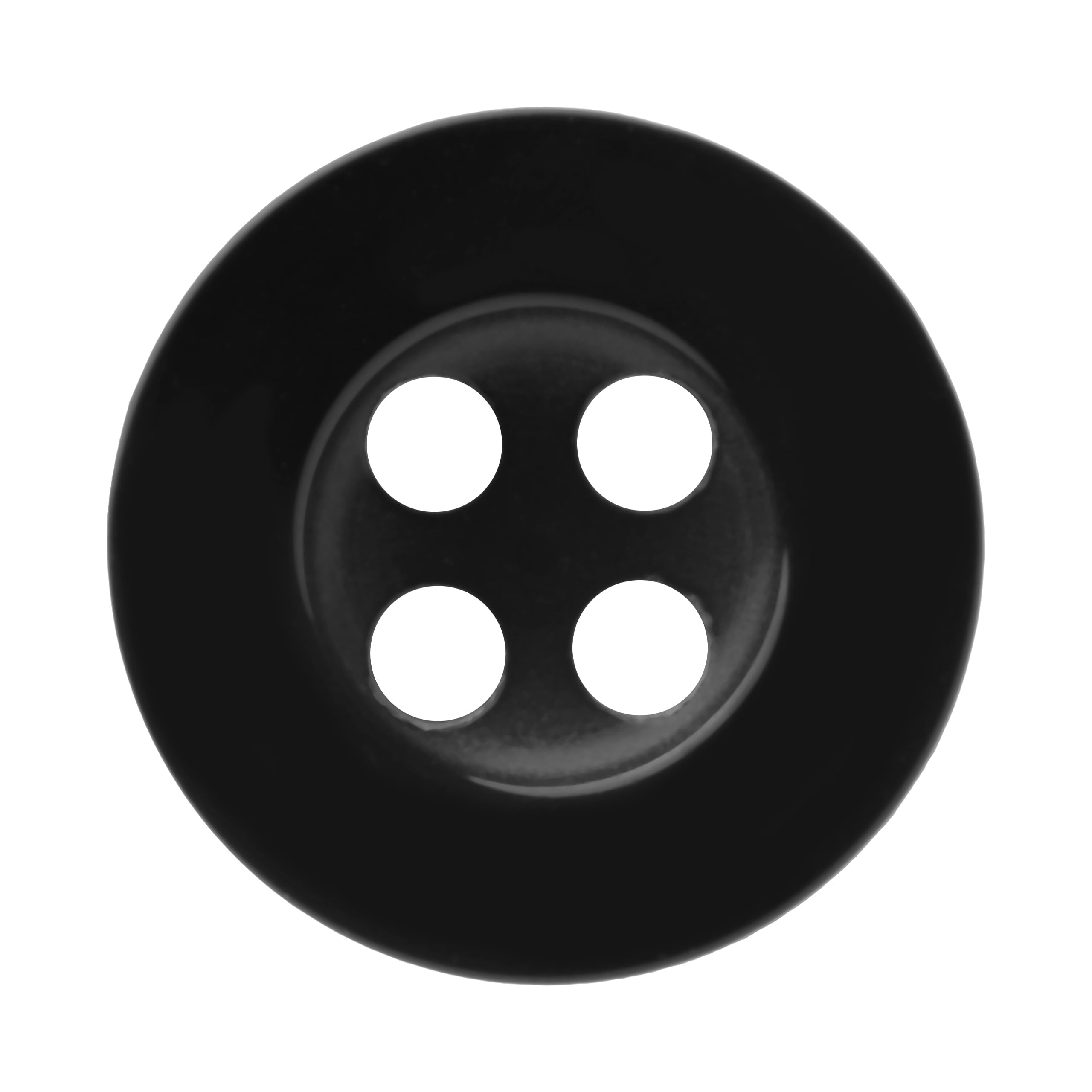 50 Boutons Rond En Résine 11 Mm Avec 4 Trous à Coudre Pour La