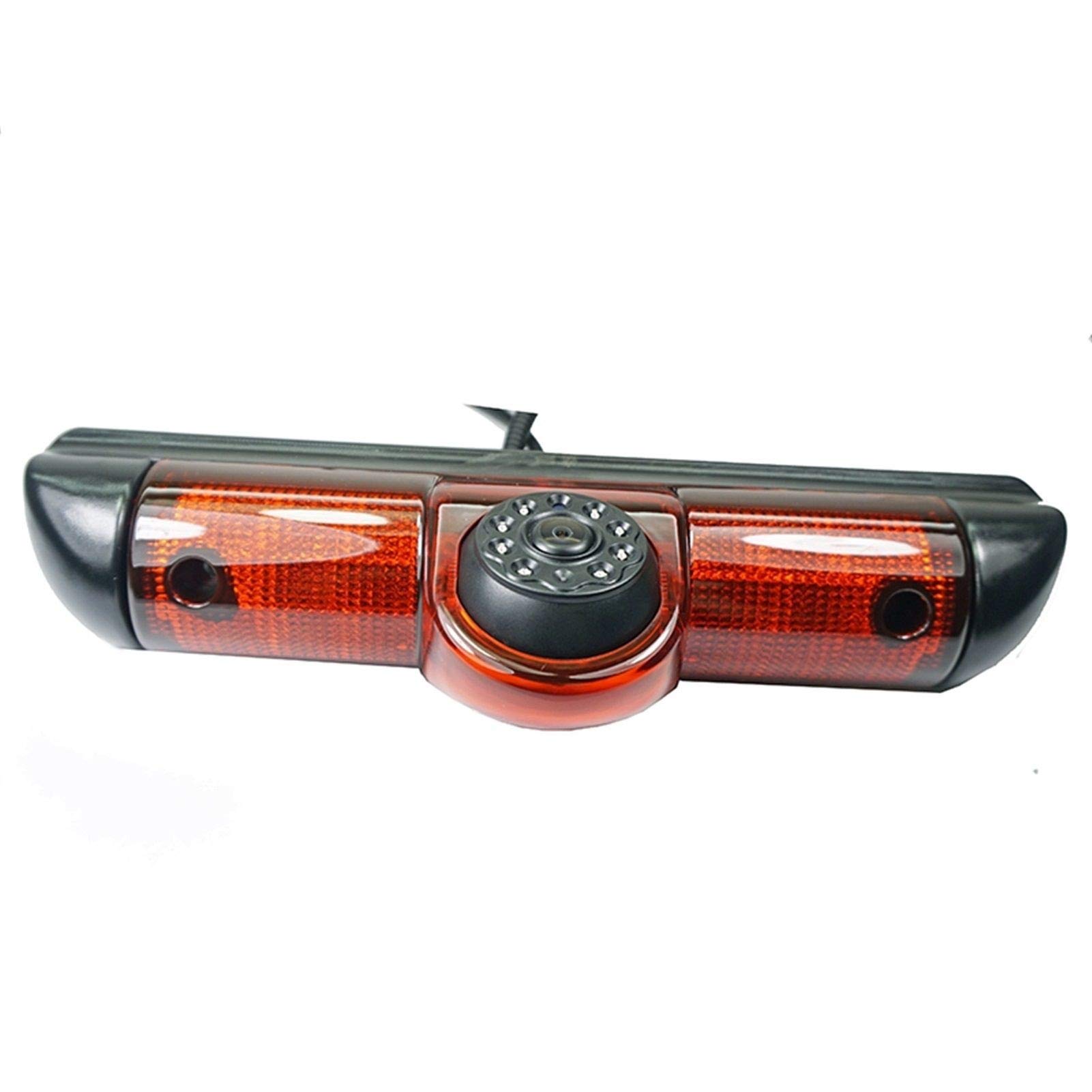 Kamera cofania ze światłem stopu, do Fiata, Ducato Late, do Peugeota, Boxera, do Citroena, Jumpera 2006-2015 z 7-calowym monitorem LCD, zestawem do parkowania i cofania 2 w 1 Samochodowy Sy