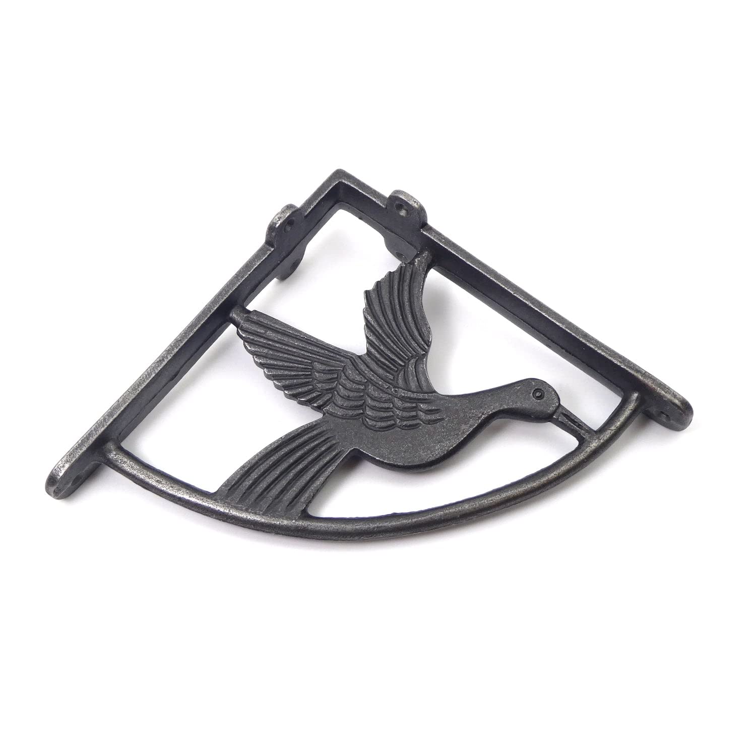 Oakcrafts Cast Iron Pair Of Antique Hummingbird Shelf Brackets - 210Mm X 210Mm