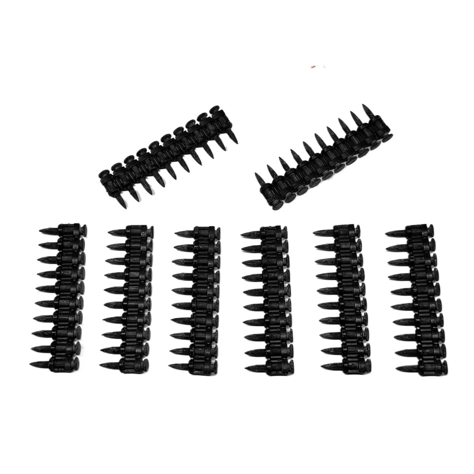 Clous en acier 500pcs béton 19mm outils sans fil assemblage plastique 7/8"