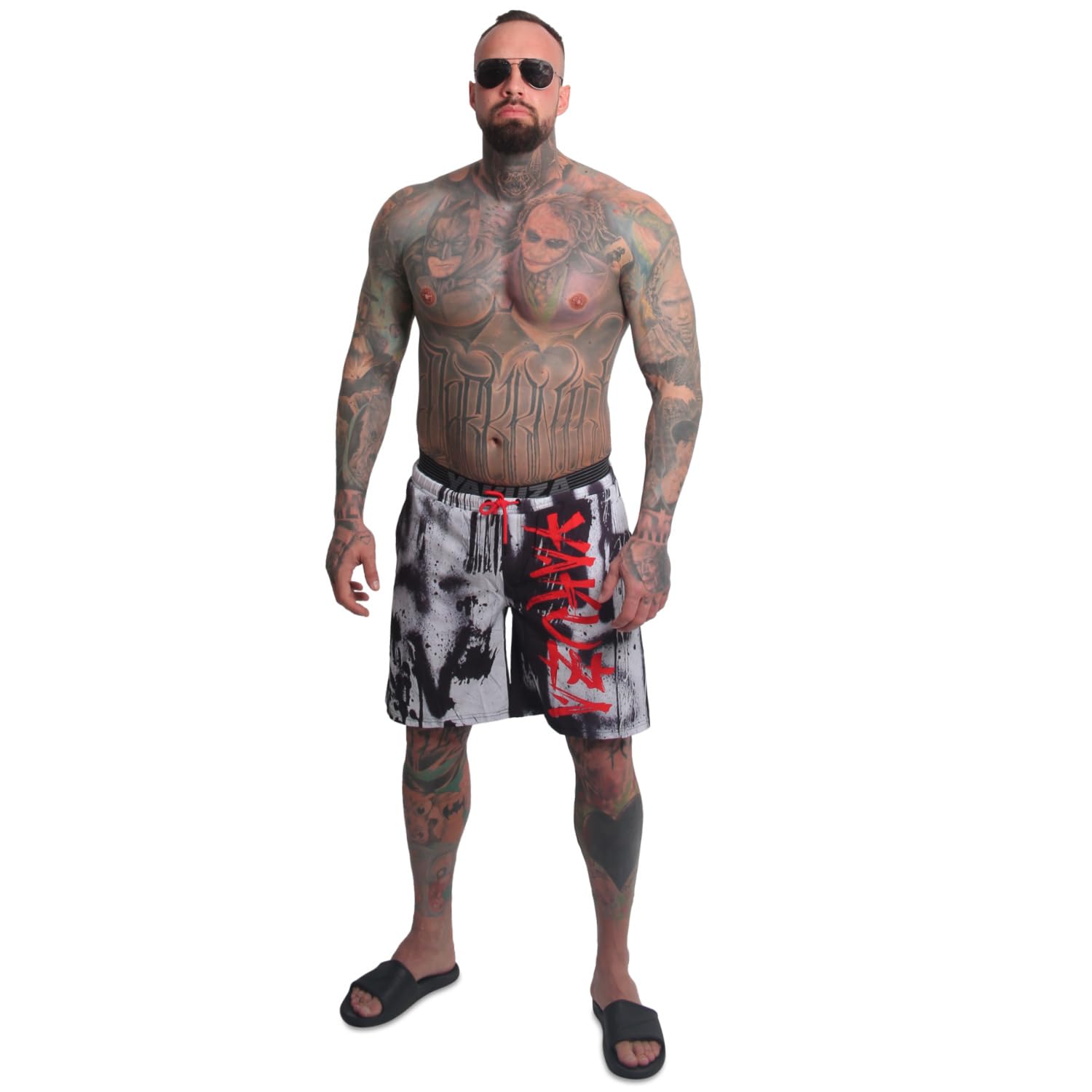 Yakuza Herren Horned FU Badeshorts