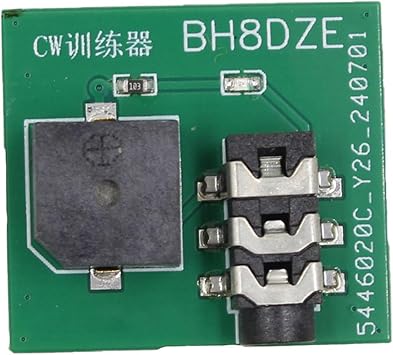 Convenient Small Morse Code Practice Device Morse Key Trainer with 2032 Battery LED Light for Beginners and Experts
